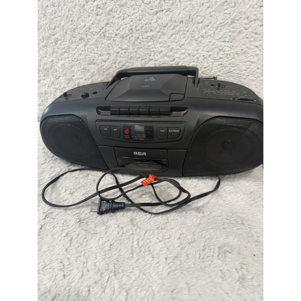 RARE RCA Digital CD/AM/FM Radio/ Cassette Portable Boombox RP-7941A-tested Works
